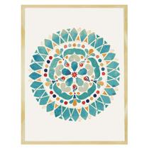 Quadro Decorativo Mandala II Nature e Azul