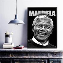 Quadro Decorativo Mandela 24x18cm - com vidro