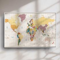 Quadro Decorativo Mapa Mundi Quadro Decorativo Mapa Mundi