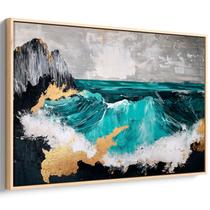 Quadro decorativo Mar Abstrato - Art Canvas