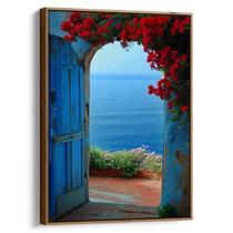 Quadro decorativo Mar Infindo Além do Portal Florido - Art Canvas Quadro decorativo Mar Infindo Além do Portal Florido - Art Canvas
