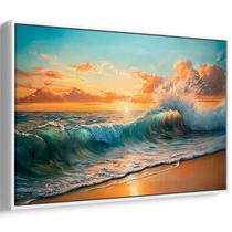 Quadro decorativo Mar Pintura - Art Canvas