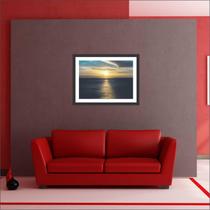 Quadro Decorativo Mar Sol Praia Paisagens Natureza Salas Decorações Com Moldura Quadro Decorativo Mar Sol Praia Paisagens Natureza Salas Decorações Com Moldura