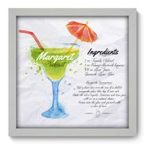 Quadro Decorativo - Margaret - 33cm x 33cm - 085qdcb