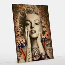 Quadro Decorativo Marilyn Monroe Canvas 50x70 - Foto Paulista