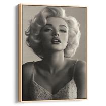 Quadro decorativo Marilyn Monroe em Elegância e Mistério Inesquecíveis - Art Canvas