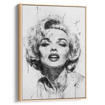Quadro decorativo Marilyn Monroe em Traços de Eternidade e Charme - Art Canvas