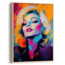 Quadro decorativo Marilyn Monroe em Vibrações Pop Art Luminosas - Art Canvas