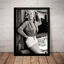 Quadro Decorativo Marilyn Monroe Foto Poster Com Moldura Quadro Decorativo Marilyn Monroe Foto Poster Com Moldura