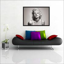 Quadro Decorativo Marilyn Monroe Vintage Salas Quartos Decorações Com Moldura