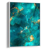 Quadro decorativo Mármore Turquesa