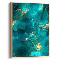 Quadro decorativo Mármore Turquesa