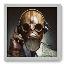 Quadro Decorativo - Mascara - 33cm x 33cm - 149qddb Quadro Decorativo - Mascara - 33cm x 33cm - 149qddb