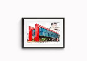 Quadro Decorativo Masp Sp Quadro Decorativo Masp Sp