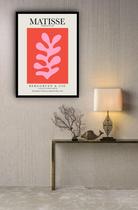 Quadro Decorativo Matisse Coral Floral - 70X50Cm Quadro Decorativo Matisse Coral Floral - 70X50Cm