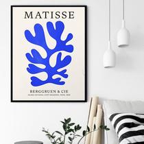 Quadro Decorativo Matisse Forma Azul - 70x50cm Quadro Decorativo Matisse Forma Azul - 70x50cm