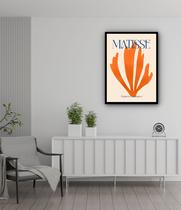 Quadro Decorativo Matisse Papiers Découpés Orange - 70x50cm
