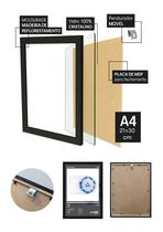 Quadro Decorativo Matuê 333 (Dark) Com Vidro Tamanho:21cm x 30cm (A4)