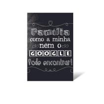 Quadro Decorativo MDF 3mm 20x28,5 cm - Frases