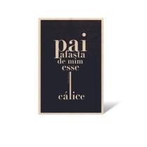 Quadro Decorativo MDF 3mm 20x28,5 cm - Frases