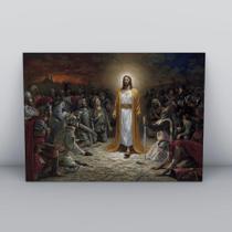 Quadro Decorativo MDF 3mm 20x28,5 cm Religioso Tudo em Caixa