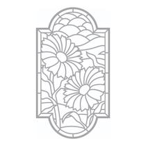 Quadro Decorativo Mdf Cinza Girassóis 40X20Cm