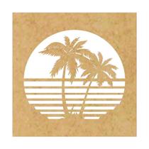 Quadro Decorativo Mdf Cru Ilha 40X20Cm