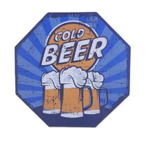 Quadro Decorativo MDF Hexagonal 29cm TEMA BEBIDA Cerveja Quadro Decorativo MDF Hexagonal 29cm TEMA BEBIDA Cerveja