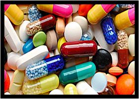 Quadro Decorativo Medicina Consultórios Farmácias Manipulação Medicamentos Salas Com Moldura RC065