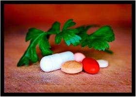 Quadro Decorativo Medicina Consultórios Farmácias Manipulação Medicamentos Salas Com Moldura RC066