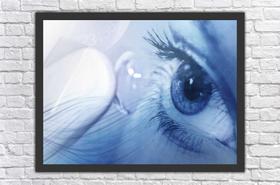 Quadro Decorativo Medicina Visão Olhos Salas Decorações Com Moldura Quadro Decorativo Medicina Visão Olhos Salas Decorações Com Moldura
