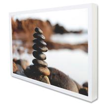 Quadro Decorativo Meditação e Equilíbrio em Moldura Caixa Quadro Decorativo Meditação e Equilíbrio em Moldura Caixa