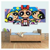 Quadro Decorativo Meninas Super Poderosas x 130x63 em tecido