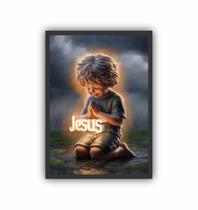 Quadro Decorativo Menino Jesus Escrita Quadro Decorativo Menino Jesus Escrita
