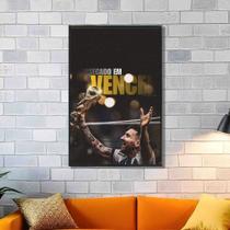 Quadro Decorativo MESSI "Obcecado em Vencer" - Decoração Quarto ou Sala Quadro Decorativo MESSI "Obcecado em Vencer" - Decoração Quarto ou Sala