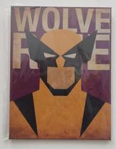 Quadro Decorativo Metal 20x26 Cm Wolverine