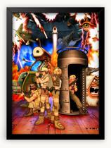 Quadro Decorativo Metal Slug Game A3 30x42cm