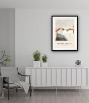 Quadro Decorativo Michelangelo Criação Mundo - 70x50cm Quadro Decorativo Michelangelo Criação Mundo - 70x50cm