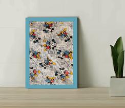 Quadro Decorativo Mickey-Minnie + Vidro 33x25 Sala Quarto Quadro Decorativo Mickey-Minnie + Vidro 33x25 Sala Quarto