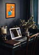 Quadro Decorativo Mickey mouse - Pateta Tamanho:21cm x 30cm (A4)