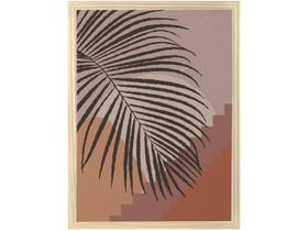 Quadro Decorativo Mid Century Folha 34,5x46,5cm - Design Up Living