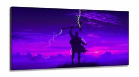 Quadro Decorativo Mijonir Thor em Tecido Canvas 130x60 Quadro Decorativo Mijonir Thor em Tecido Canvas 130x60