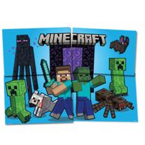 Quadro Decorativo Minecraft - 4 Unidades