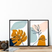 Quadro decorativo minimalista floral Quadro decorativo minimalista floral