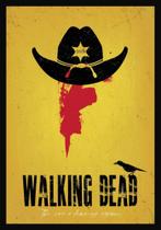 Quadro Decorativo Minimalista The Walking Dead 42x29cm