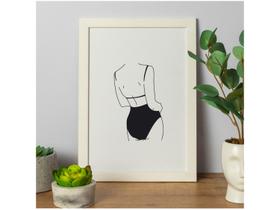 Quadro Decorativo Minimalistas Corpo 25x35cm