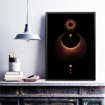 Quadro Decorativo Místico Eclipse 33x24cm