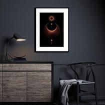 Quadro Decorativo Místico Eclipse - 60X48Cm Quadro Decorativo Místico Eclipse - 60X48Cm