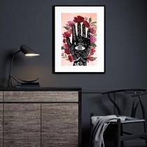Quadro Decorativo Místico Mão Universo - 60X48Cm