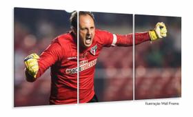 Quadro Decorativo Mito Rogerio Ceni Com Tela De Tecido 120x60 Quadro Decorativo Mito Rogerio Ceni Com Tela De Tecido 120x60